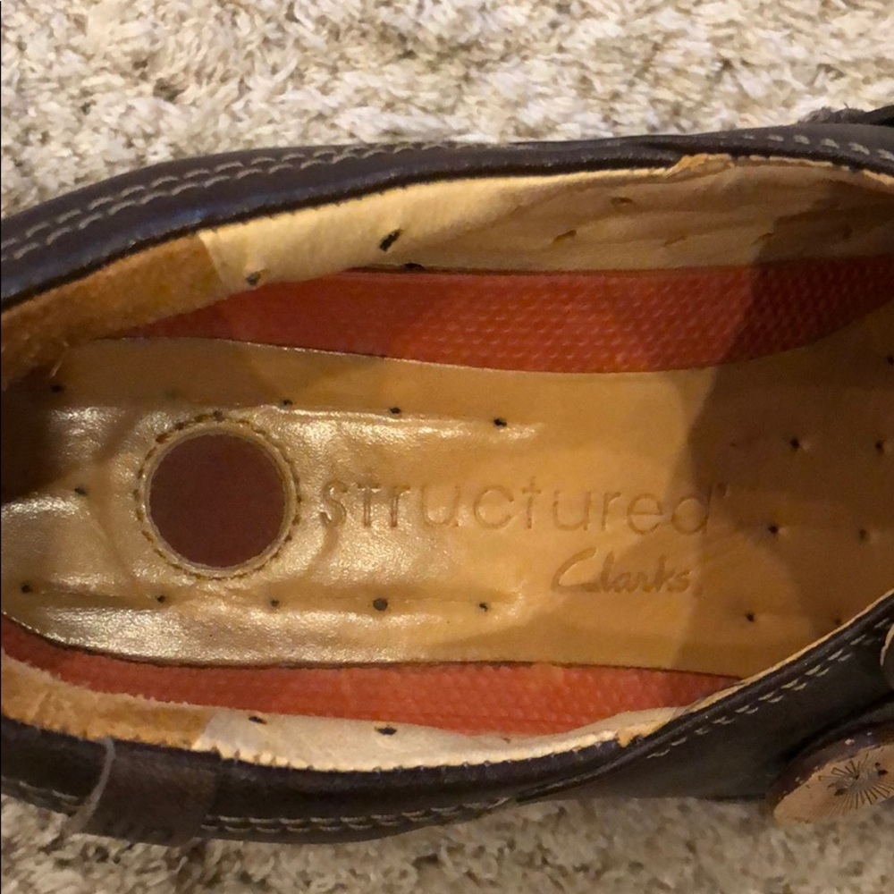 Clarks Unstructured Un.Loop Brown Leather Shoe - image 6